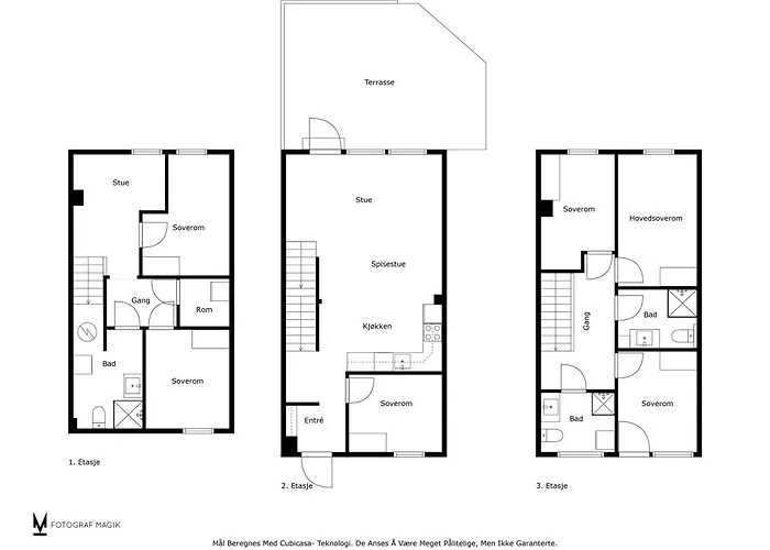 Апартаменты 6 Bedroom, 3 Bath, Terrace, Sentrum, High End